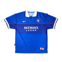 1998/99 Glasgow Rangers Home Football Shirt (M) Nike #18 Gattuso - Football Finery - FF203265