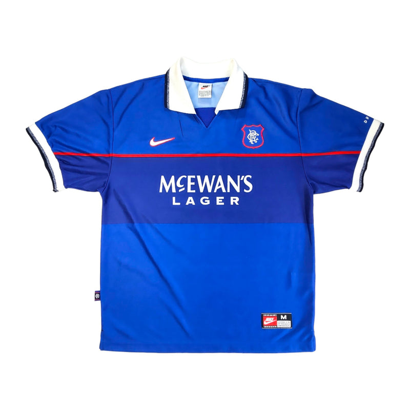 1998/99 Glasgow Rangers Home Football Shirt (M) Nike #18 Gattuso - Football Finery - FF203265