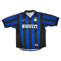 1998/99 Inter Milan Home Football Shirt (M) Nike #10 Baggio - Football Finery - FF204116