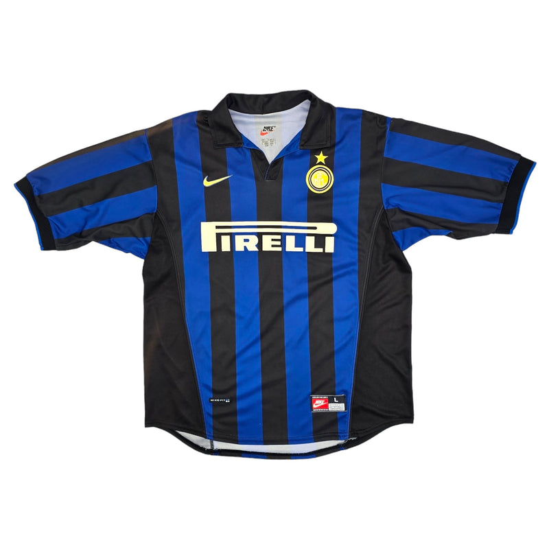 1998/99 Inter Milan Home Football Shirt (M) Nike #10 Baggio - Football Finery - FF204116