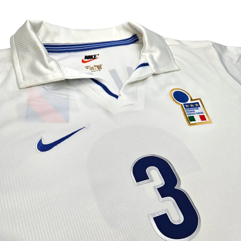 1998/99 Italy Away Football Shirt (S) Nike #3 Maldini - Football Finery - FF203800