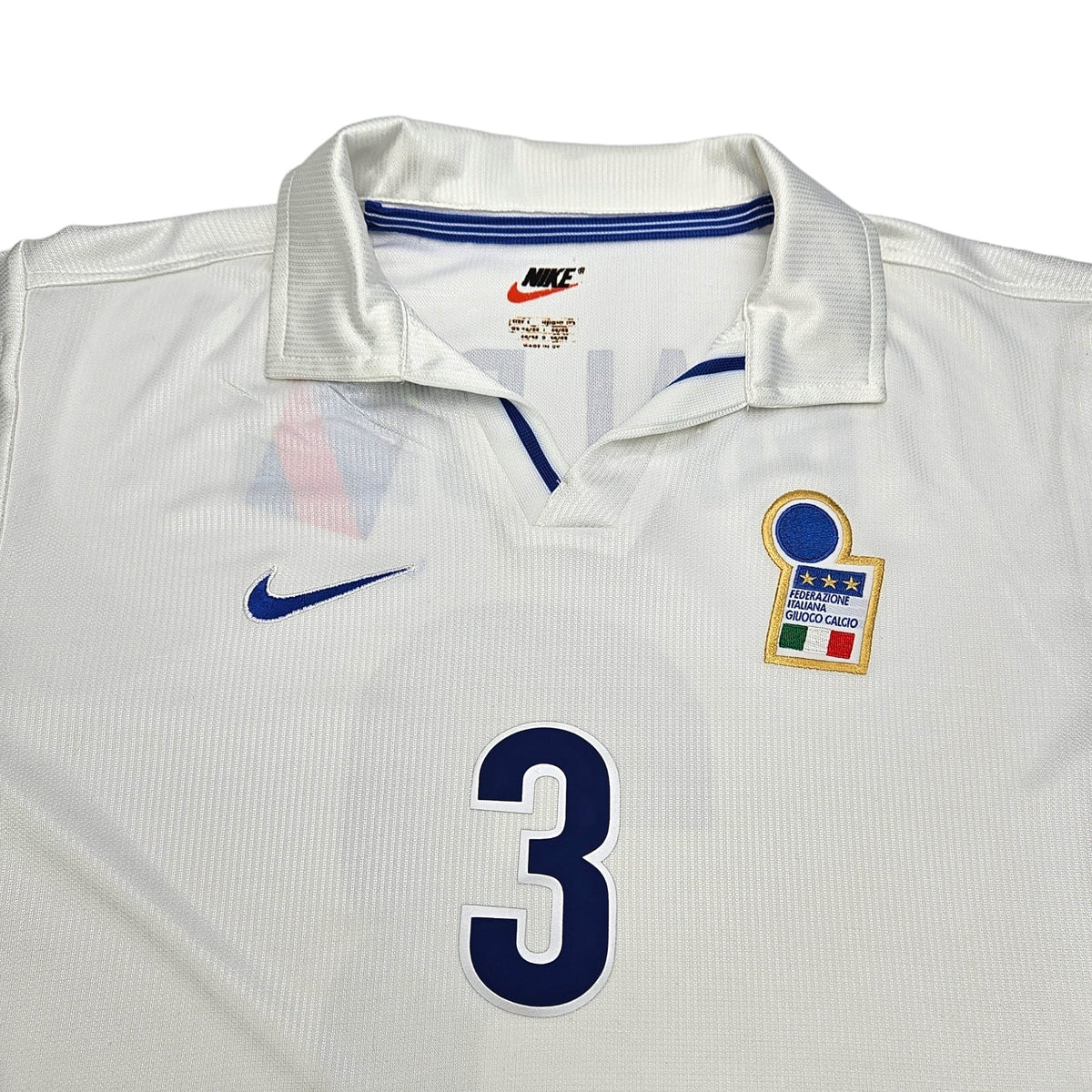 1998/99 Italy Away Football Shirt (S) Nike #3 Maldini - Football Finery - FF203800