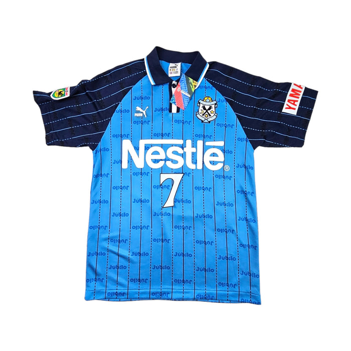 1998/99 Jubilo Iwata Home Football Shirt (M) Puma #7 Nanami - Football Finery - FF203294