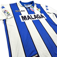 1998/99 Malaga Home Football Shirt (L) Kelme - Football Finery - FF202679