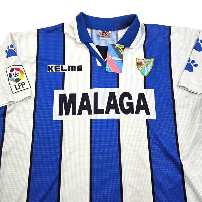 1998/99 Malaga Home Football Shirt (L) Kelme - Football Finery - FF202679