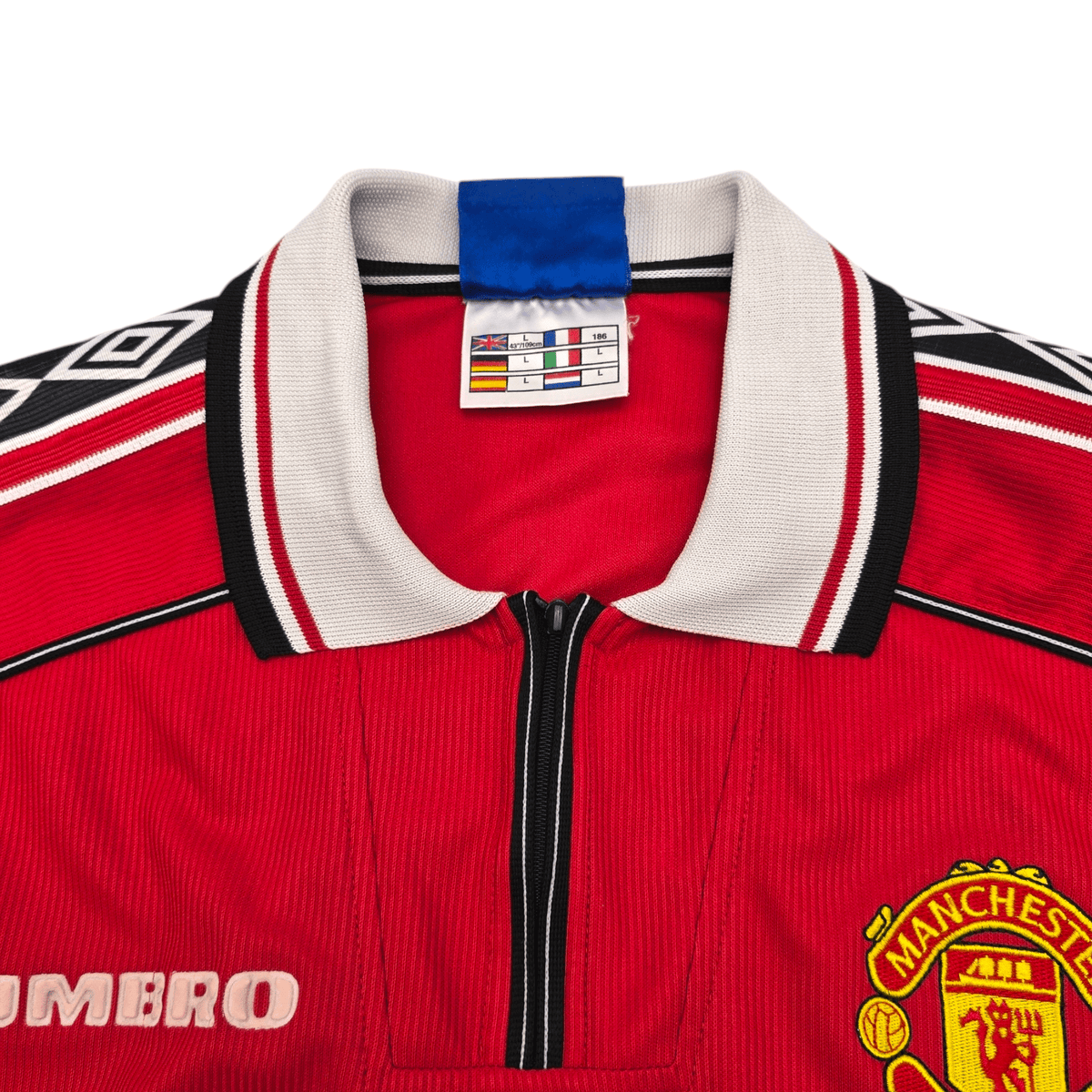 1998/99 Manchester United Home Football Shirt (L) Umbro - Football Finery - FF204290