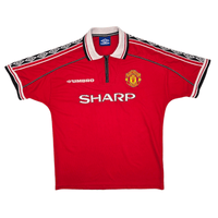 1998/99 Manchester United Home Football Shirt (L) Umbro - Football Finery - FF204290