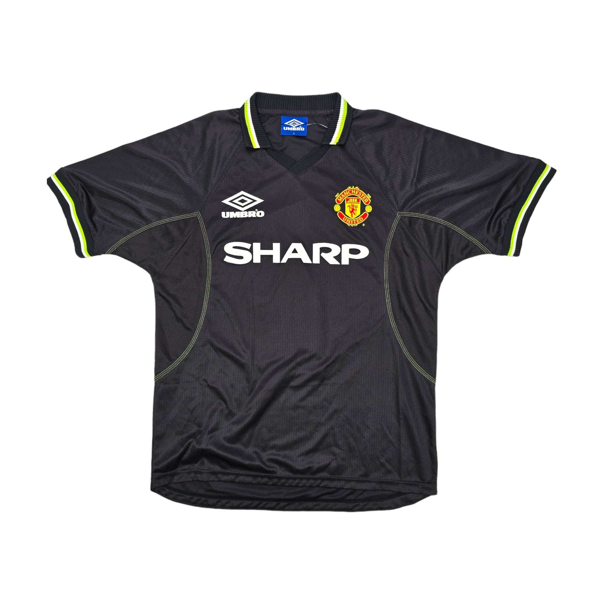 1998/99 Manchester United Third Football Shirt (L) Umbro #19 Yorke