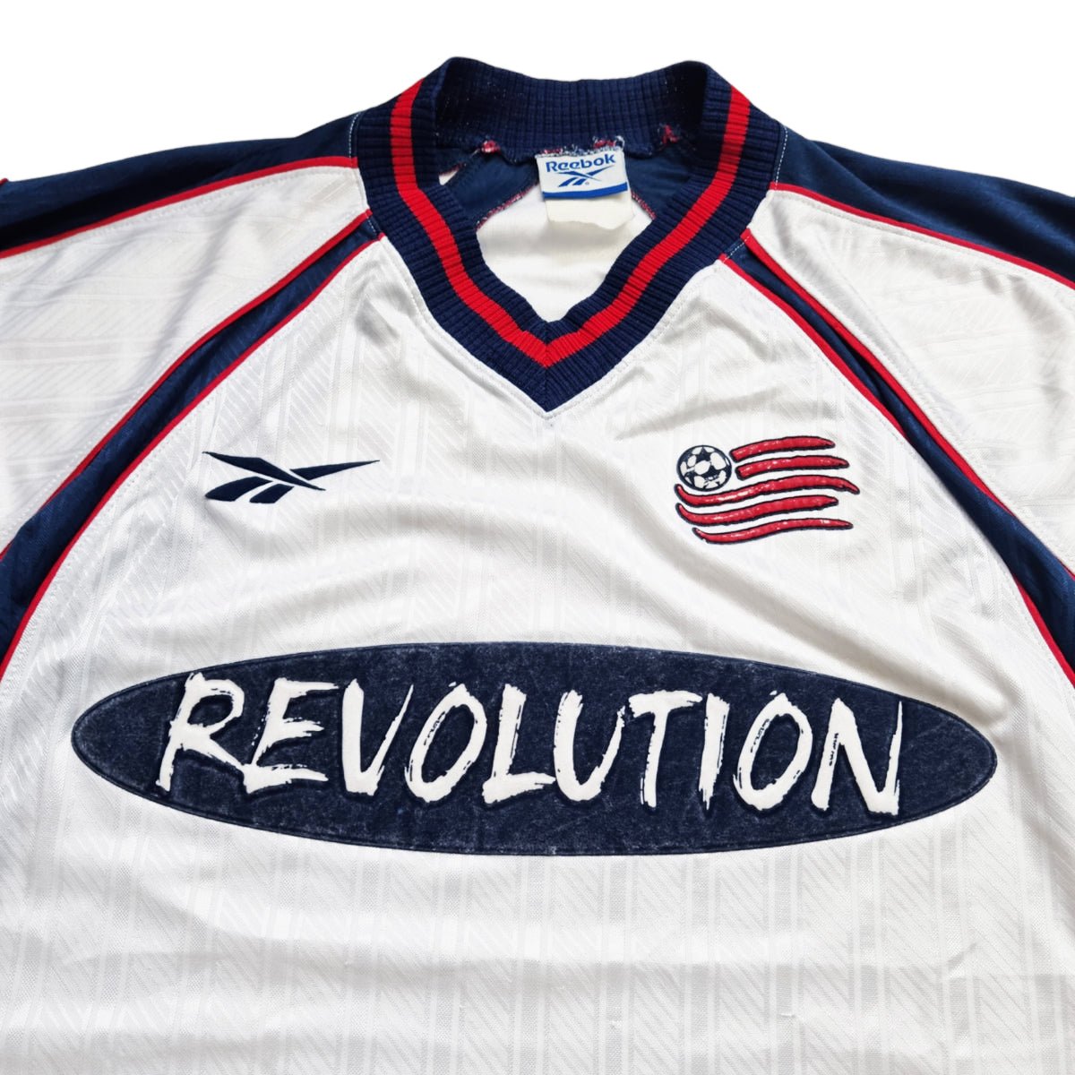 1998/99 New England Revolution Away Football Shirt (L) Reebok - Football Finery - FF202908