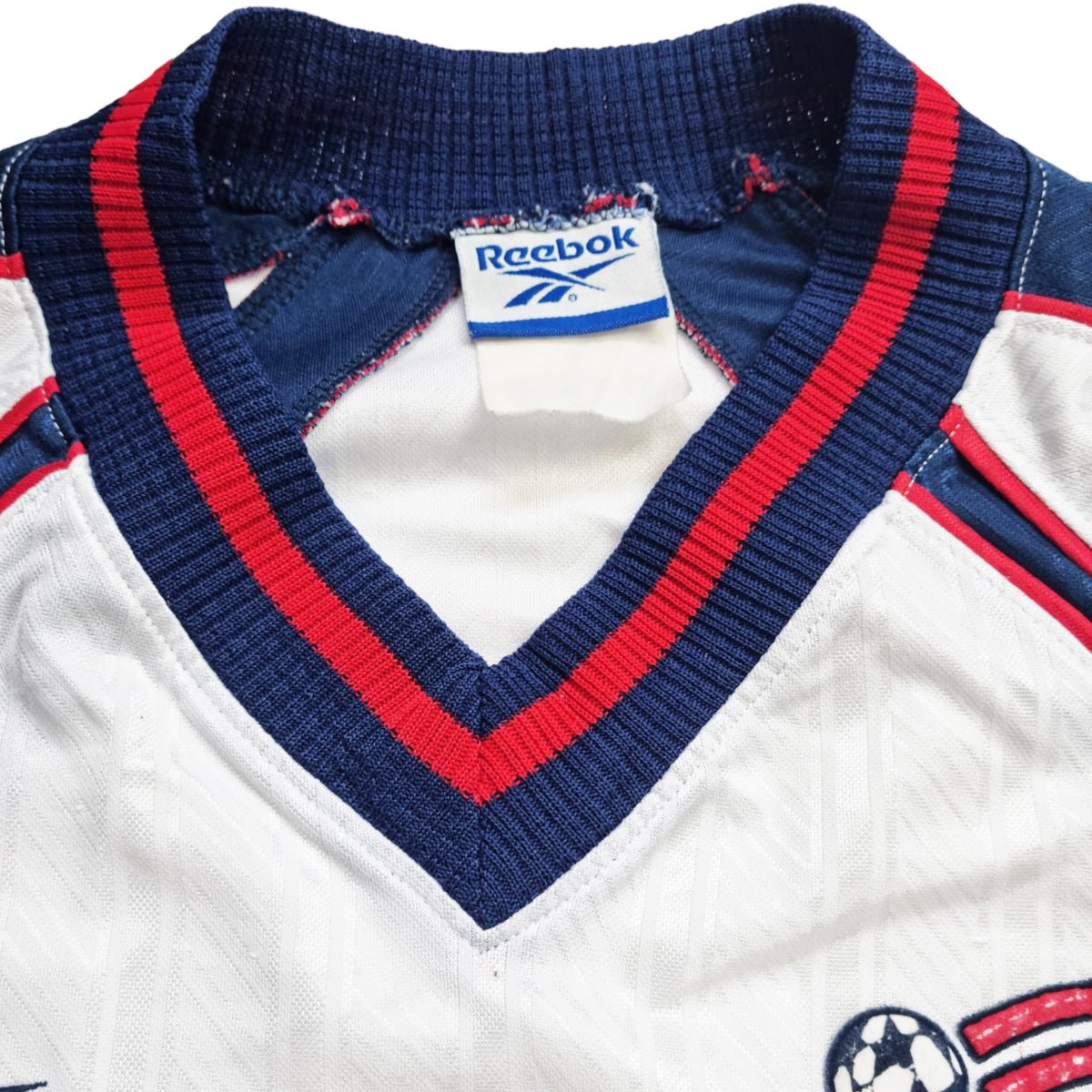 1998/99 New England Revolution Away Football Shirt (L) Reebok - Football Finery - FF202908