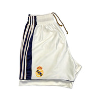 1998/99 Real Madrid Home Football Shorts (M) Adidas - Football Finery - FF204359