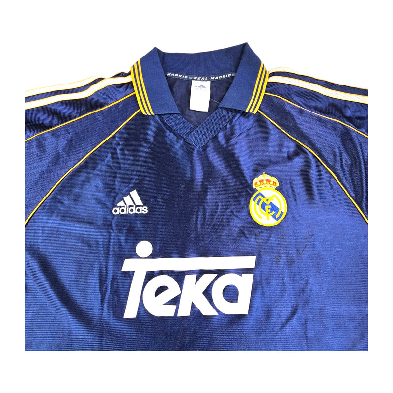 1998/99 Real Madrid Third Football Shirt (XL) Adidas #7 Raul - Football Finery - FF203069