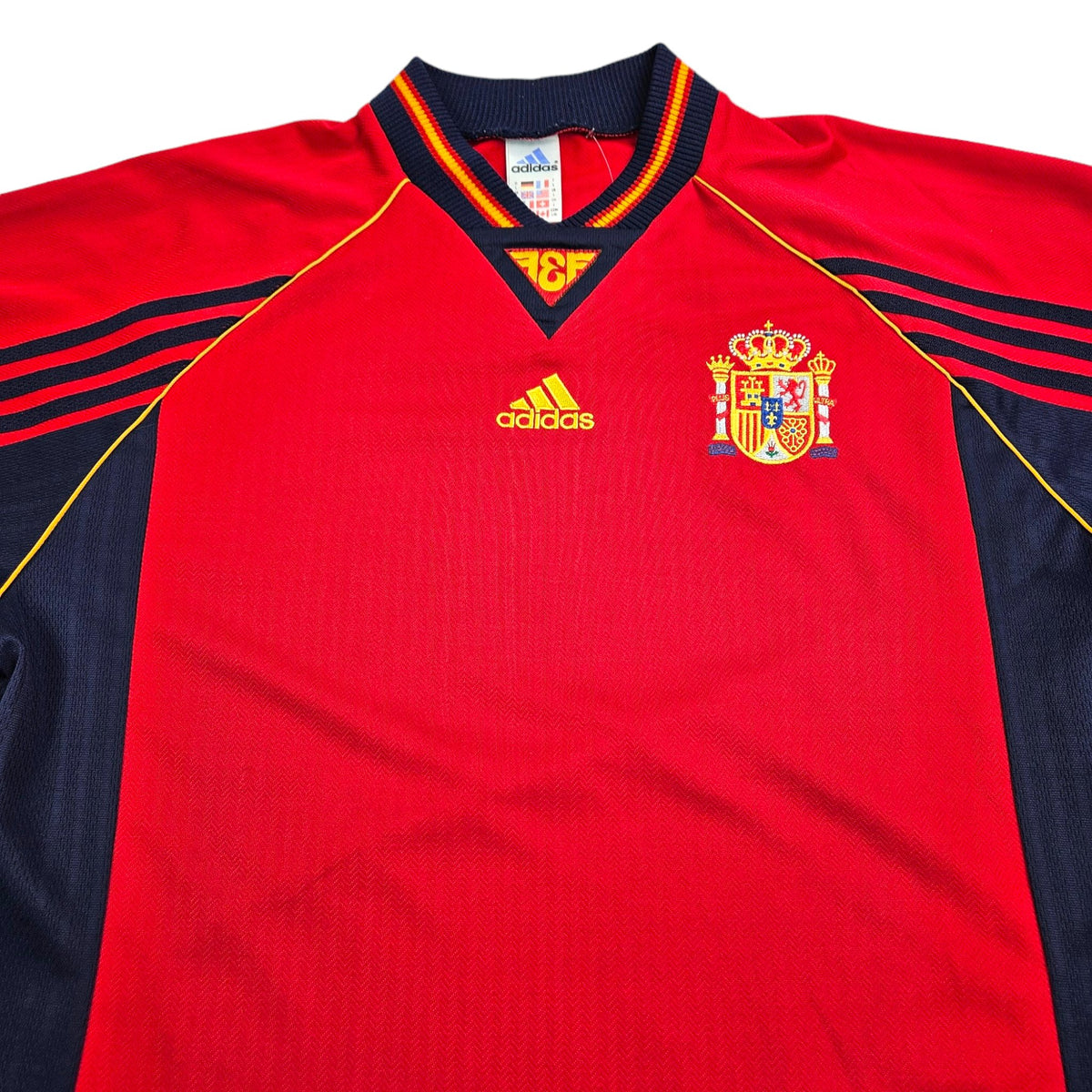 1998/99 Spain Home Football Shirt (L) Adidas - Football Finery - FF202898