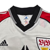 1998/99 Stuttgart Home Football Shirt (L) Adidas #11 Bobic - Football Finery - FF204427