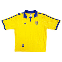 1998/99 Sweden Home Football Shirt (L) Adidas - Football Finery - FF203051