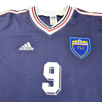 1998/99 Yugoslavia Home Football Shirt (M) Adidas #9 Mijatovic - Football Finery - FF202526