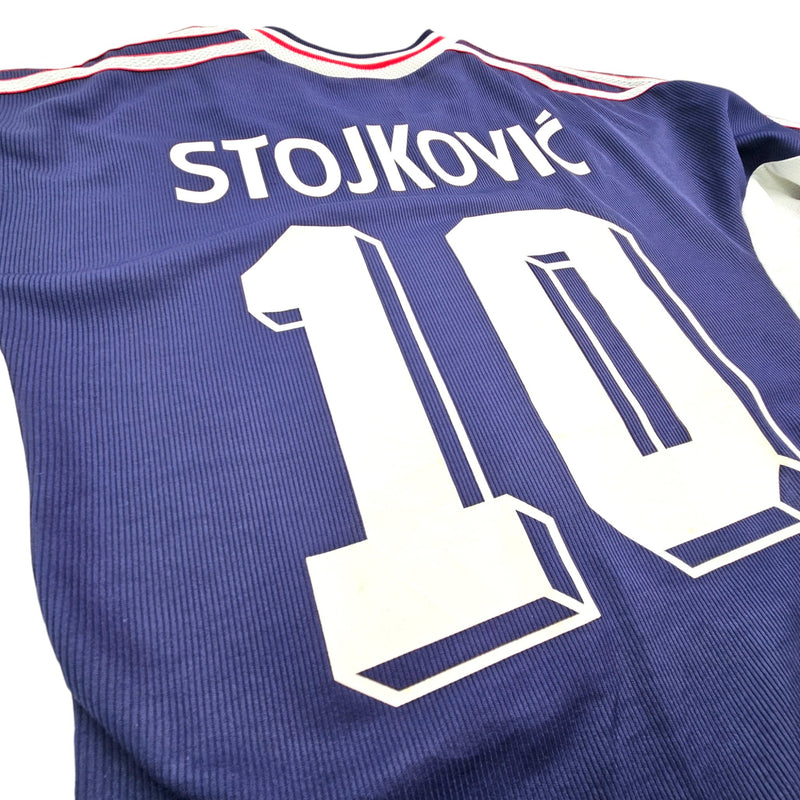 1998/99 Yugoslavia Home Football Shirt (XL) Adidas # 10 Stojkovic - Football Finery - FF202940