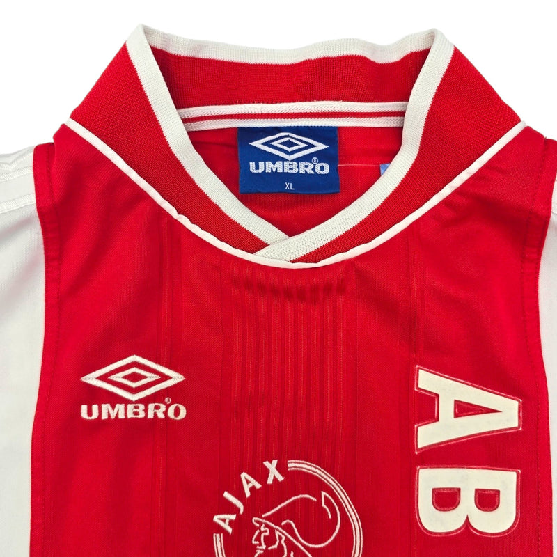 1999/00 Ajax Home Football Shirt (XL) Umbro #43 Van Der Vaart - Football Finery - FF204219