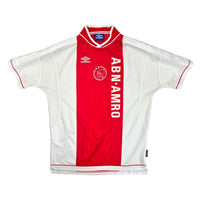 1999/00 Ajax Home Football Shirt (XL) Umbro #43 Van Der Vaart - Football Finery - FF204219