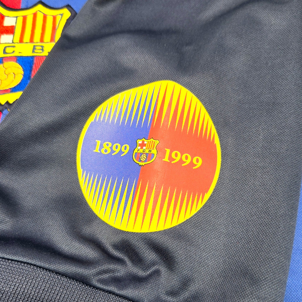 1999/00 Barcelona Home Football Shirt (L) Nike (Centenary) - Football Finery - FF204246