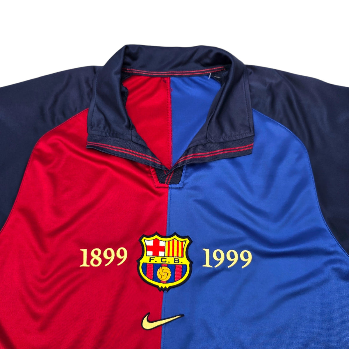 1999/00 Barcelona Home Football Shirt (L) Nike (Centenary) - Football Finery - FF204246