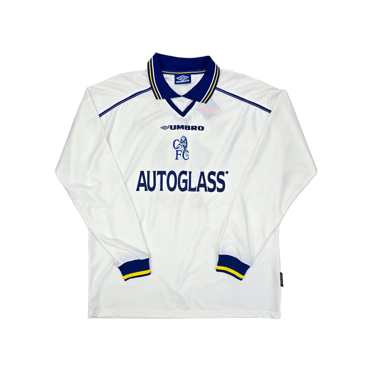 1999/00 Chelsea Away Football Shirt (L) Umbro #18 Ambrosetti - Football Finery - FF203853