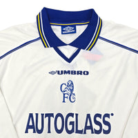 1999/00 Chelsea Away Football Shirt (L) Umbro #18 Ambrosetti - Football Finery - FF203853