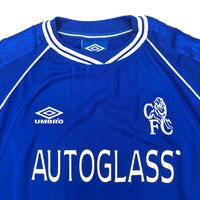 1999/00 Chelsea Home Football Shirt (2XL) #25 Zola - Football Finery - FF203850