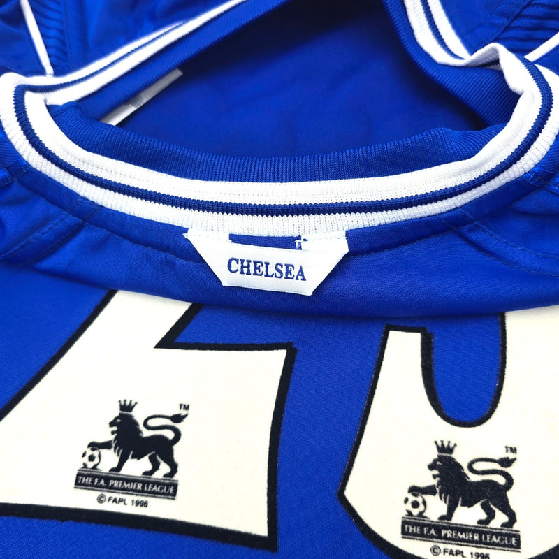 1999/00 Chelsea Home Football Shirt (2XL) #25 Zola - Football Finery - FF203850