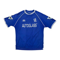 1999/00 Chelsea Home Football Shirt (L) #6 Desailly - Football Finery - FF203849