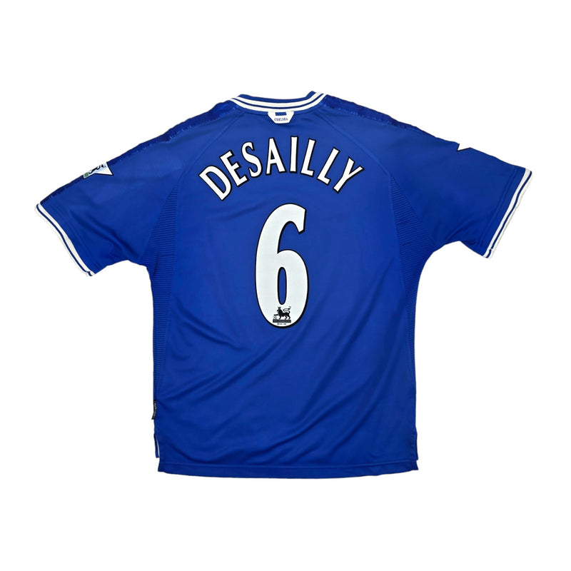 1999/00 Chelsea Home Football Shirt (L) #6 Desailly - Football Finery - FF203849