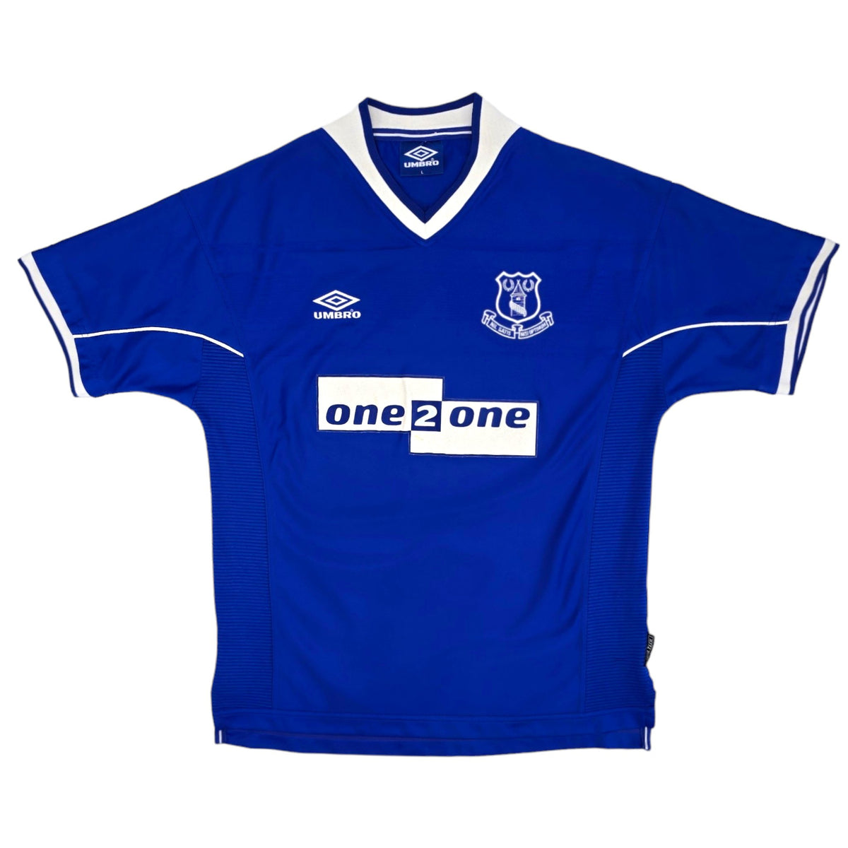 1999/00 Everton Home Football Shirt (L) Umbro #8 Barmby - Football Finery - FF204143