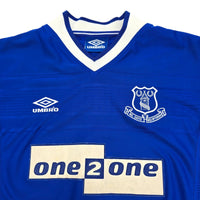 1999/00 Everton Home Football Shirt (M) Umbro #9 Campbell - Football Finery - FF204220