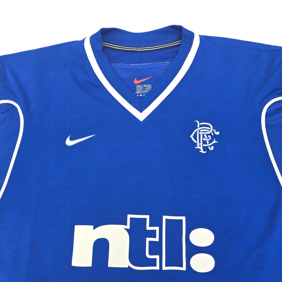 1999/00 Glasgow Rangers Home Football Shirt (XL) Nike #7 Kanchelskis - Football Finery - FF204415