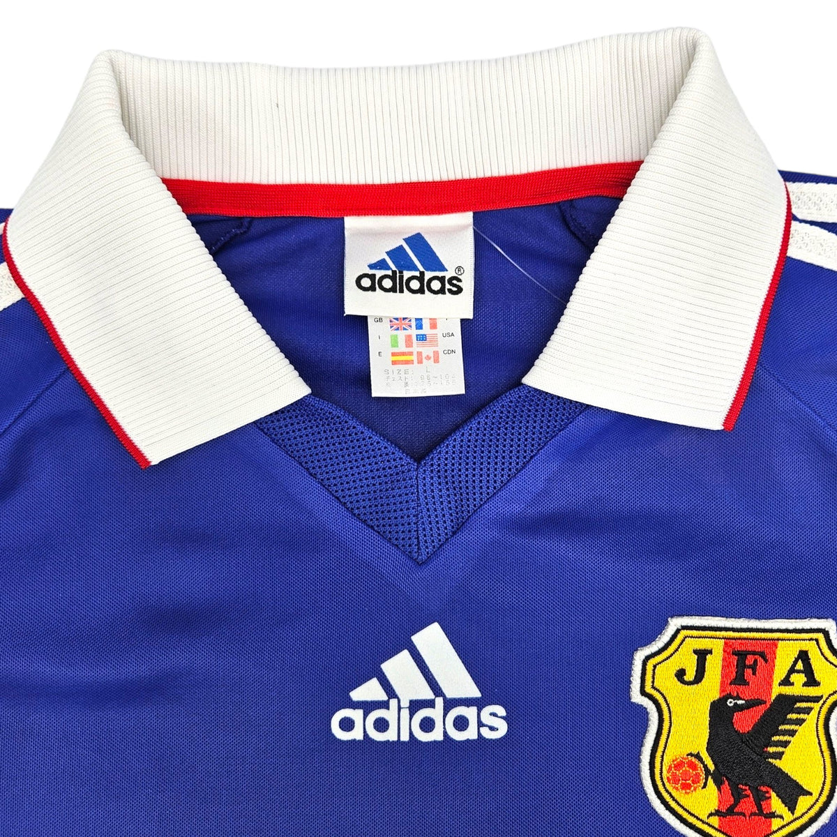 1999/00 Japan Home Football Shirt (L) Adidas #10 Nakamura - Football Finery - FF204160