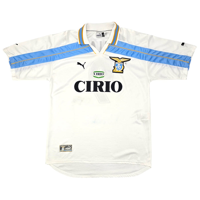 1999/00 Lazio Centenary Home Football Shirt (L) Puma #9 Salas - Football Finery - FF204362