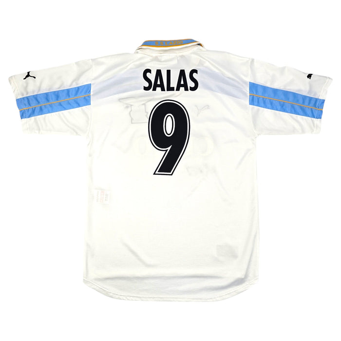 1999/00 Lazio Centenary Home Football Shirt (L) Puma #9 Salas - Football Finery - FF204362