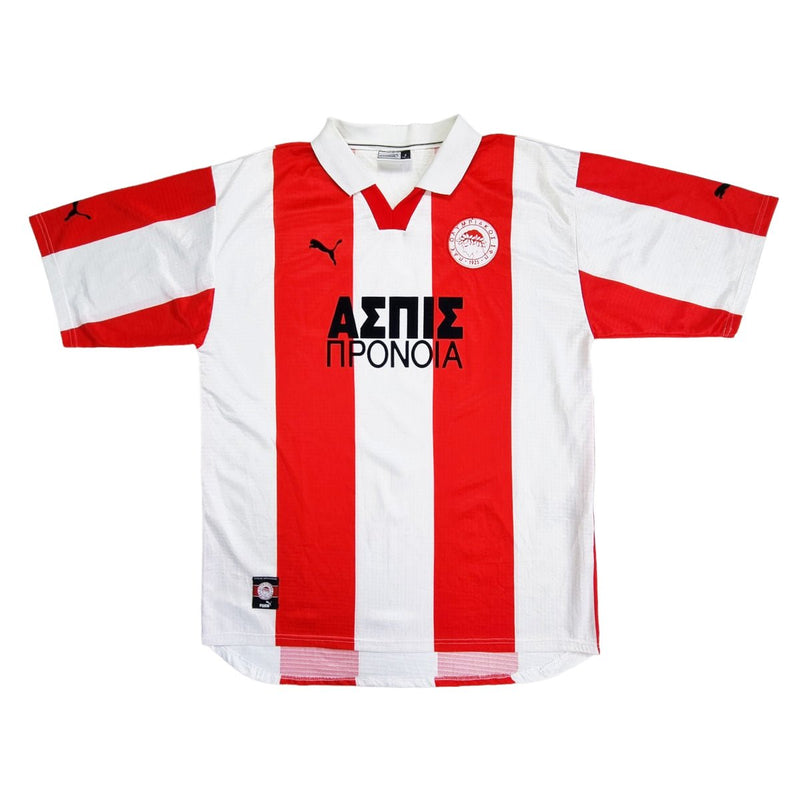 1999/00 Olympiakos Home Football Shirt (L) Puma - Football Finery - FF202585