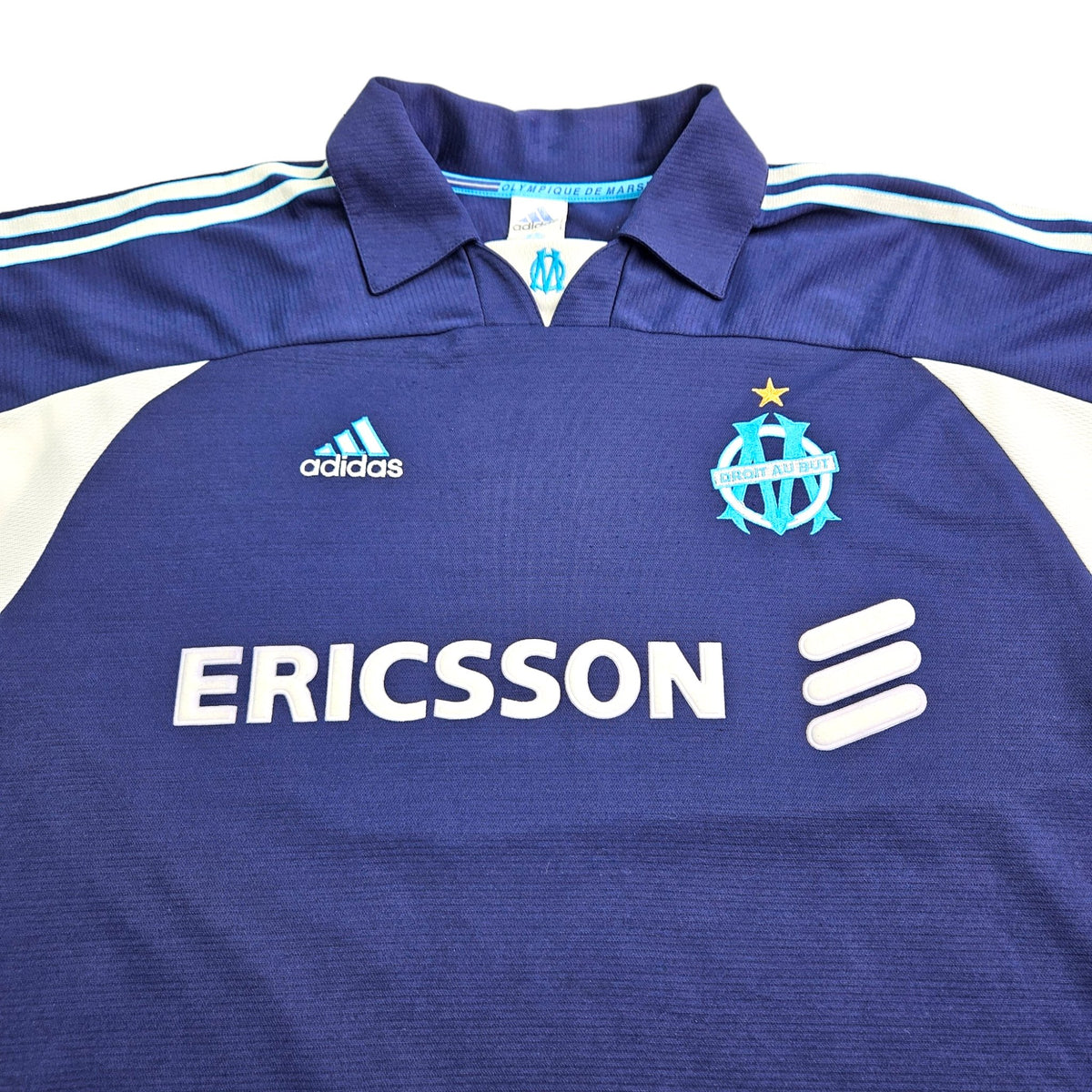 1999/00 Olympique Marseille Away Football Shirt (XL) Adidas #19 - Football Finery - FF203727