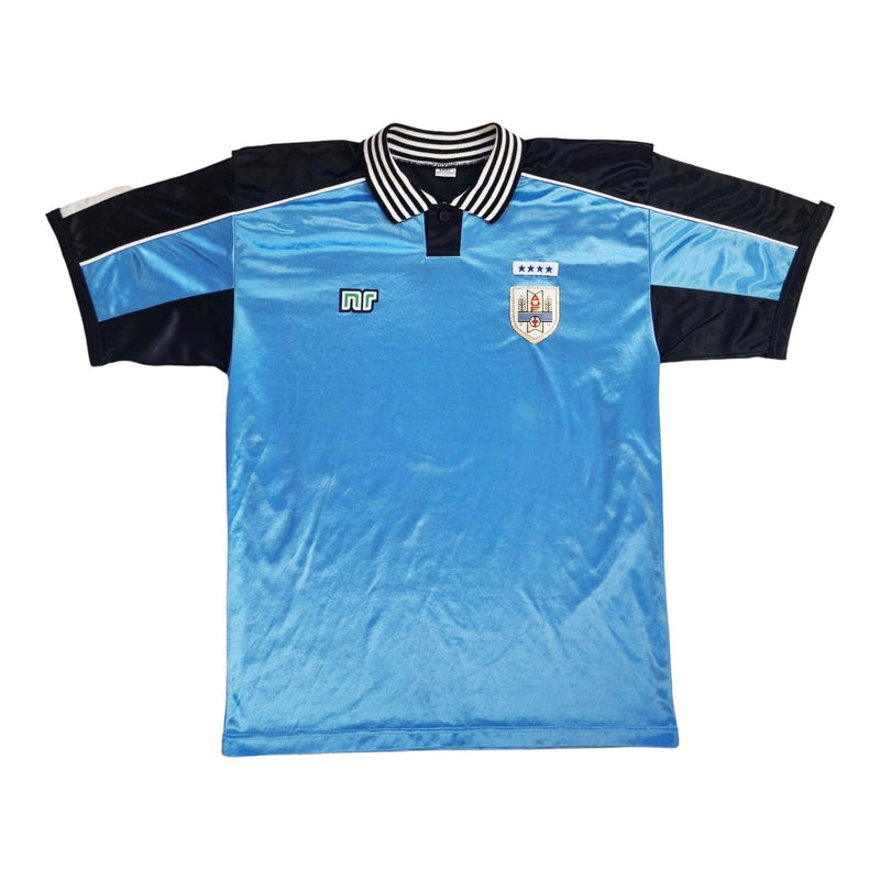 1999/00 Uruguay Home Football Shirt (L) Ennerre - Football Finery - FF202734