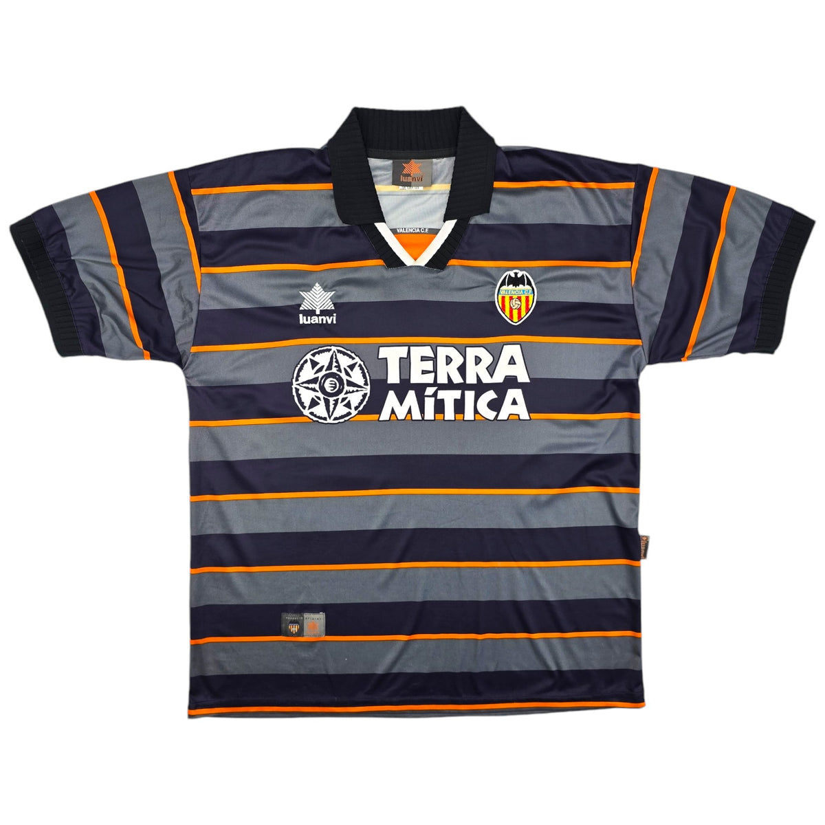 1999/00 Valencia Third Football Shirt (XL) Luanvi - Football Finery - FF204286