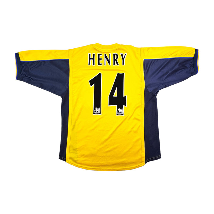 1999/01 Arsenal Away Football Shirt (L) Nike #14 Henry - Football Finery - FF203547