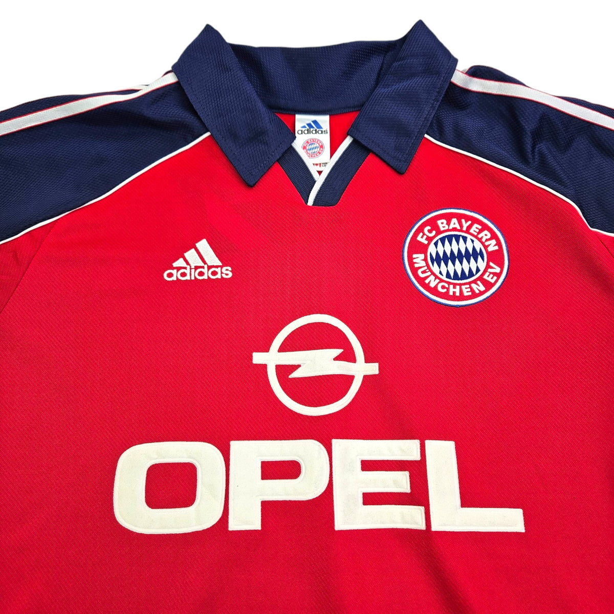 1999/01 Bayern Munich Home Football Shirt (L) Adidas - Football Finery - FF203533