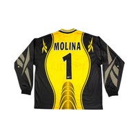 1999/2000 Atletico Madrid Goal Keeper Football Shirt (L) Reebok # 1 Molina - Football Finery - FF202670