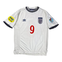 1999/2001 England Home (M) Umbro #9 Shearer - Football Finery - FF202469