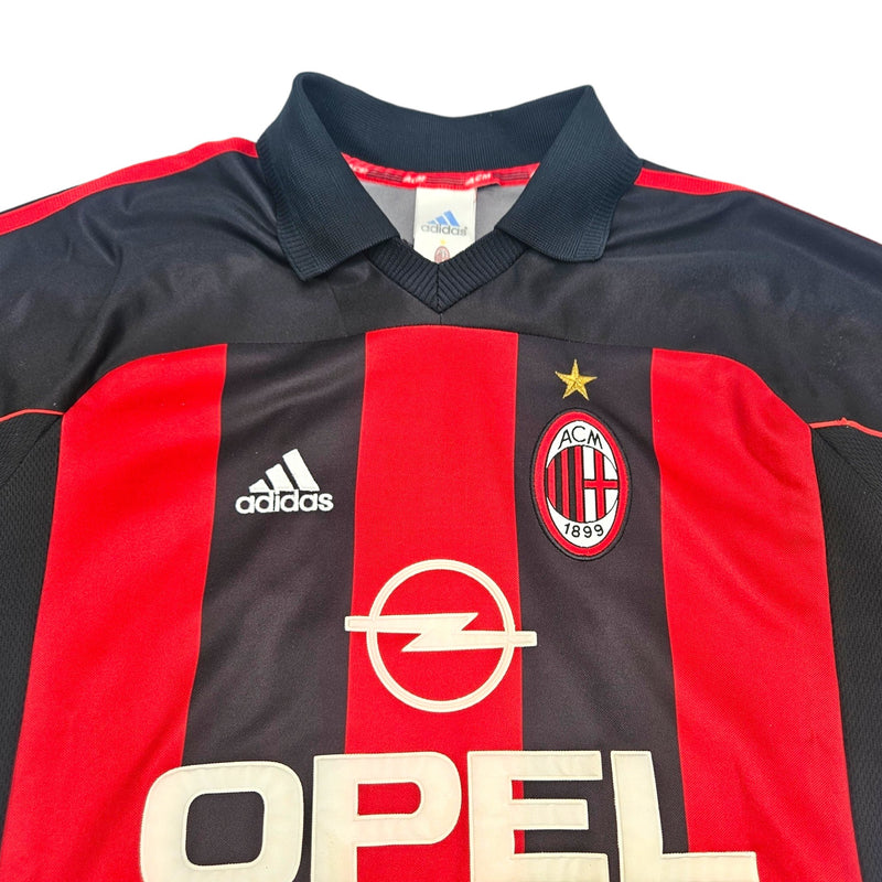 2000/01 AC Milan Home Football Shirt (L) Adidas # 10 Boban - Football Finery - FF203063