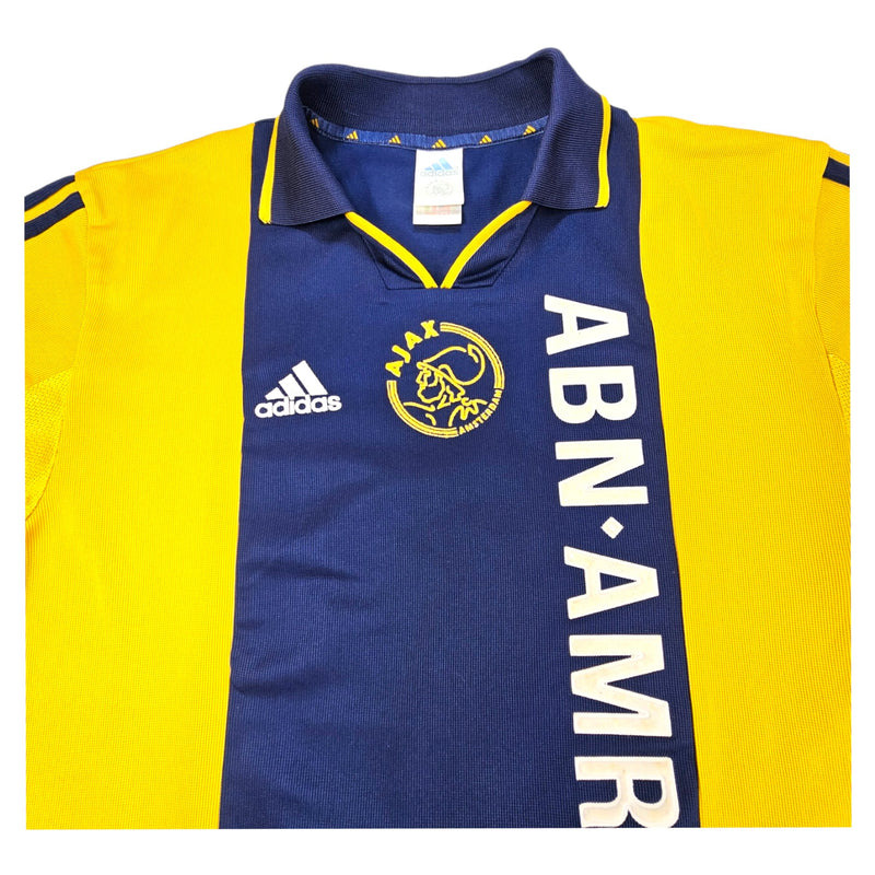 2000/01 Ajax Away Football Shirt (L) Adidas #11 Grønkjær (Centenary) - Football Finery - FF203269