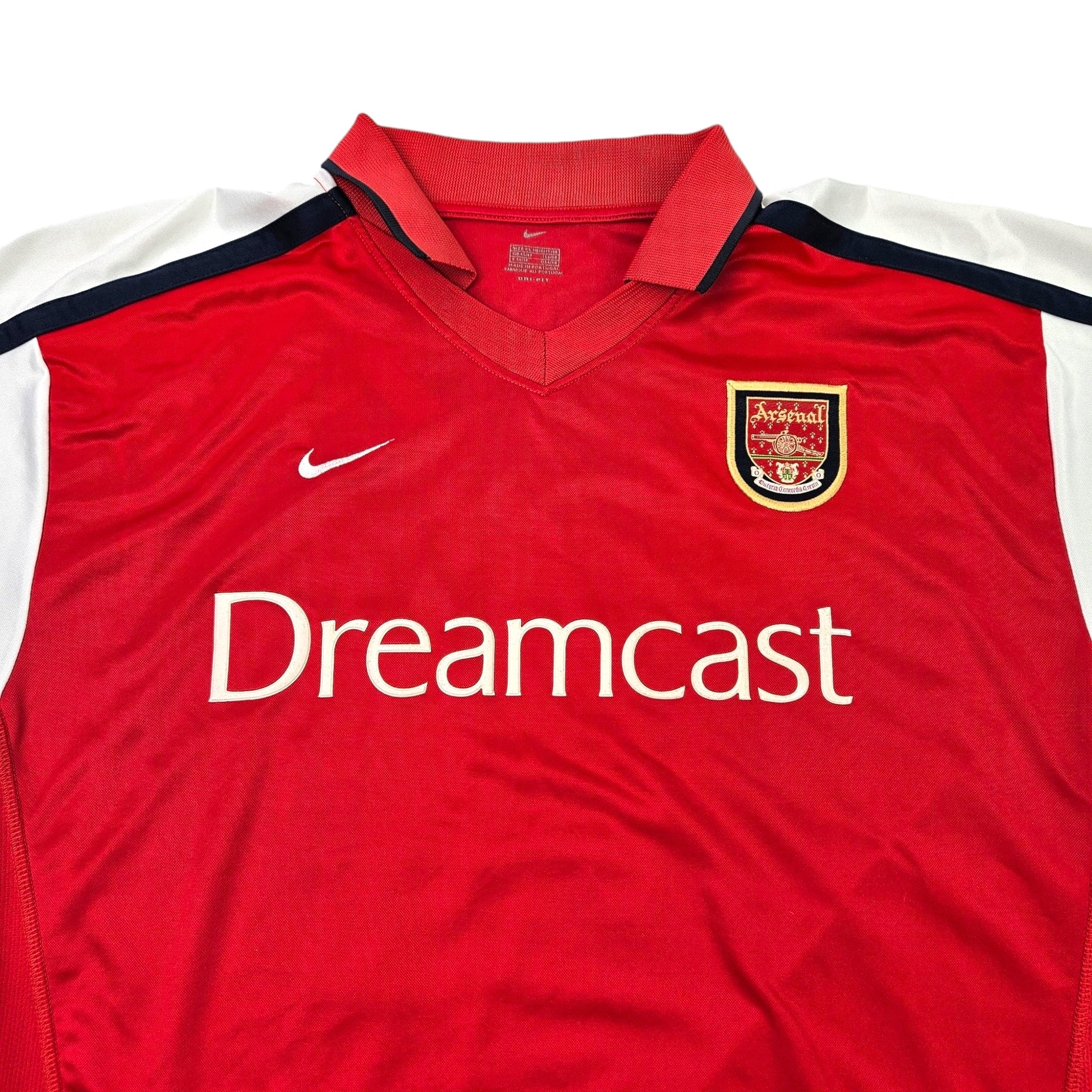 2000/01 Arsenal Home Football Shirt (XL) Nike #14 Henry – Football