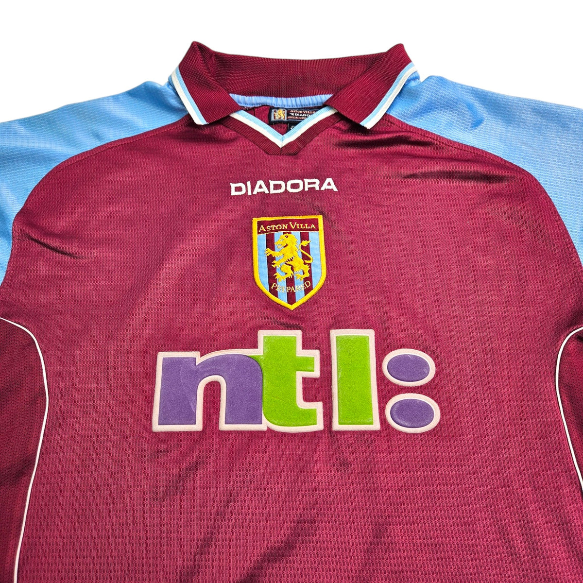 2000/01 Aston Villa Home Football Shirt (L) Diadora - Football Finery - FF203632