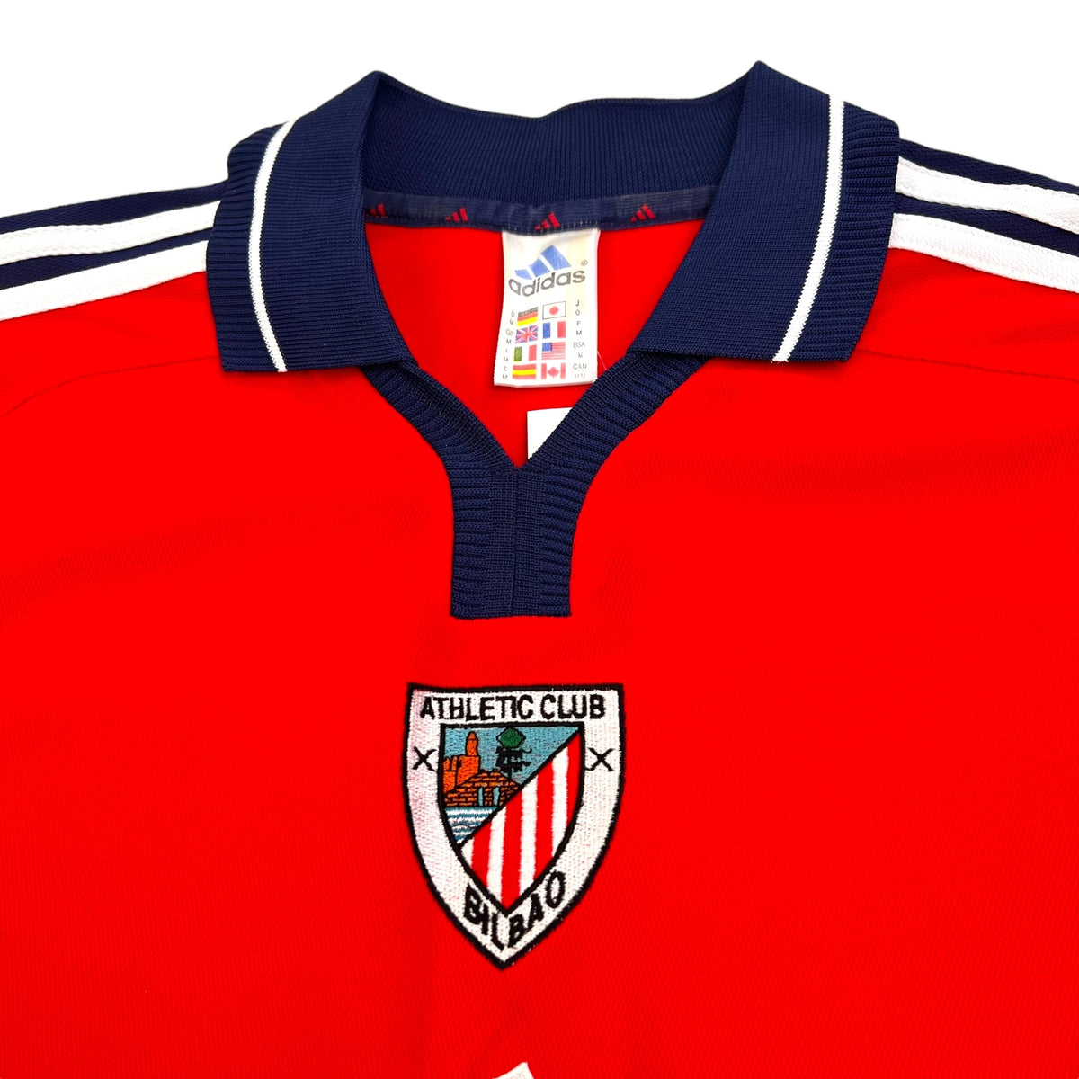 2000/01 Athletic Bilbao Away Football Shirt (M) Adidas - Football Finery - FF202987